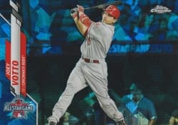 2020 Topps Chrome Update Sapphire Edition Base Set Joey Votto #U-272 card