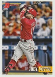 2021 Bowman Heritage Base Set Joey Votto #42 card