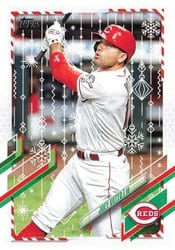 2021 Topps Holiday Base Set Joey Votto #HW126