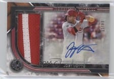 2021 Topps Museum Collection Momentous Material Jumbo Patch Autographs Joey Votto #MMJPA-JV card