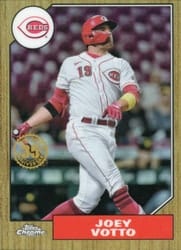 2022 Topps Chrome 1987 Topps Joey Votto #87BC-4 card