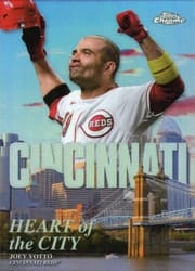 2022 Topps Chrome Heart of the City Joey Votto #HOC-3 card