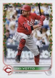 2022 Topps Holiday Base Set Joey Votto #HW120 card