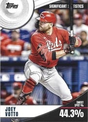 2022 Topps Significant Statistics Joey Votto #SS-14 card