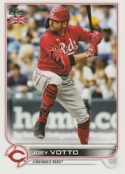 2022 Topps UK Edition Base Set Joey Votto #13 card