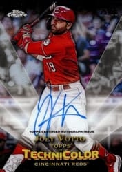 2023 Topps Chrome In Technicolor Autographs Joey Votto #TTA-JV card