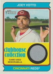 2023 Topps Heritage Clubhouse Collection Relics Joey Votto #CCR-JV card