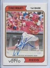 2023 Topps Heritage Real One Autographs Joey Votto #ROA-JV card