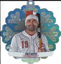 2023 Topps Holiday Oversized Die-Cut MLB Ornaments Joey Votto #MLBDC-17 card