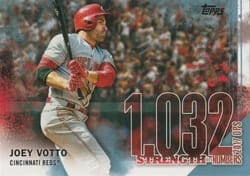 2023 Topps Japan Edition Strength in Numbers Joey Votto #SS-9 card