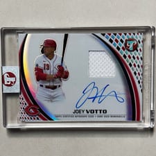 2024 Topps Pristine Pieces Autograph Relic Joey Votto #PPAR-JV card