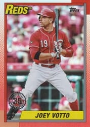 2025 Topps Update 1990 Topps Baseball Joey Votto #U90-42 card