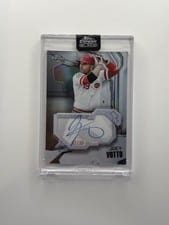 2026 Topps Chrome Black Ivory Autographs Joey Votto #IVA-JV card