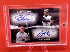 2024 Topps Baseball Stars Dual Autographs Joey Votto / Barry Larkin #BSDA-LAV card