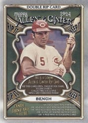 2024 Topps Allen & Ginter Double Rip Cards Joey Votto / Johnny Bench (Cincinnati Reds) #DRIP-BV card