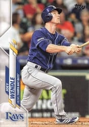 2020 Topps Base Set Joey Wendle #618 card
