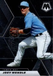 2021 Panini Mosaic Base Set Joey Wendle #81 card