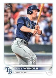 2022 Topps Base Set Joey Wendle #145 card