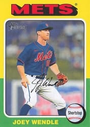 2024 Topps Heritage Mini Base Set Joey Wendle #373 card