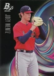 2018 Bowman Platinum Top Prospects Joey Wentz #TOP-20 card