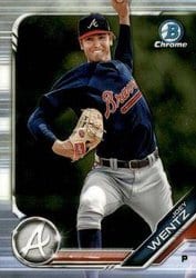 2019 Bowman Chrome Prospects Joey Wentz #BCP-57 card
