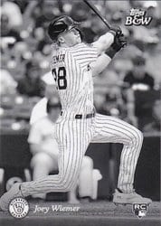 2023 Topps Black & White Base Set Joey Wiemer #71 card