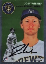 2023 Topps Chrome Platinum Anniversary Base Set Joey Wiemer #6 card