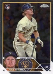 2023 Topps Chrome Update Base Set Joey Wiemer #USC80 card