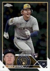 2023 Topps Chrome Update Base Set Joey Wiemer #USC87 card