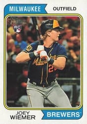 2023 Topps Heritage Base Set Joey Wiemer #636 card