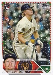 2023 Topps Holiday Base Set Joey Wiemer #H101 card