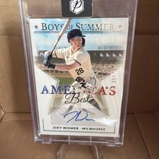 2024 Panini Boys of Summer America's Best Signatures Joey Wiemer #AME-JW card