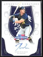 2024 Panini Crusade Apprentice Signatures Joey Wiemer #AS-JWM card