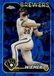 2024 Topps Chrome Sapphire Edition Base Set Joey Wiemer #9 card
