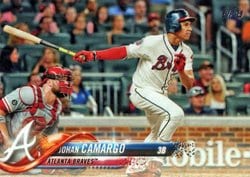 2018 Topps Base Set Johan Camargo #525 card
