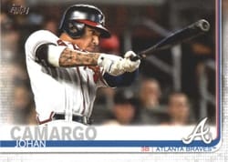 2019 Topps Base Set Johan Camargo #587 card