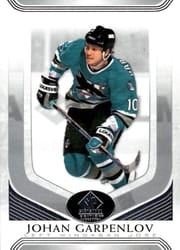 2020-21 SP Signature Edition Legends Base Set Johan Garpenlov #134 card