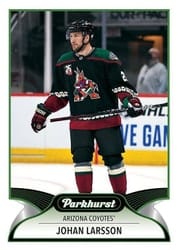2021-22 Parkhurst Base Set Johan Larsson #206 card