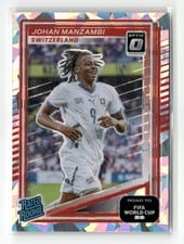 2025 Panini Donruss Road to FIFA Johan Manzambi Ice Optic #250 card