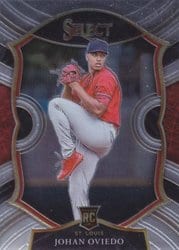 2021 Panini Select Base Set Johan Oviedo #41 card