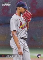 2021 Stadium Club Chrome Base Set Johan Oviedo #311 card