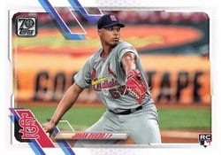 2021 Topps Base Set Johan Oviedo #535 card