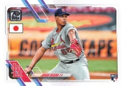 2021 Topps Japan Edition Base Set Johan Oviedo #12 card