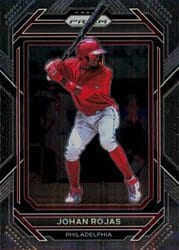 2023 Panini Prizm Base Set Johan Rojas #43 card