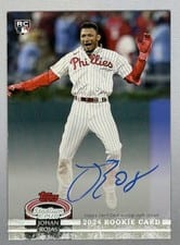 2024 Stadium Club Rookie Design Variation Autographs Johan Rojas #RDVA-JR card