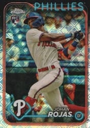 2024 Topps Chrome Logofractor Edition Base Set Johan Rojas #273 card