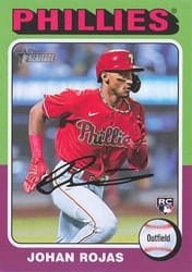 2024 Topps Heritage Base Set Johan Rojas #171b card