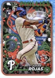 2024 Topps Holiday Base Set Johan Rojas #H180 card