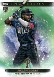 2024 Topps Inception Base Set Johan Rojas #92 card