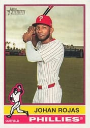 2025 Topps Heritage Base Set Johan Rojas #632 card